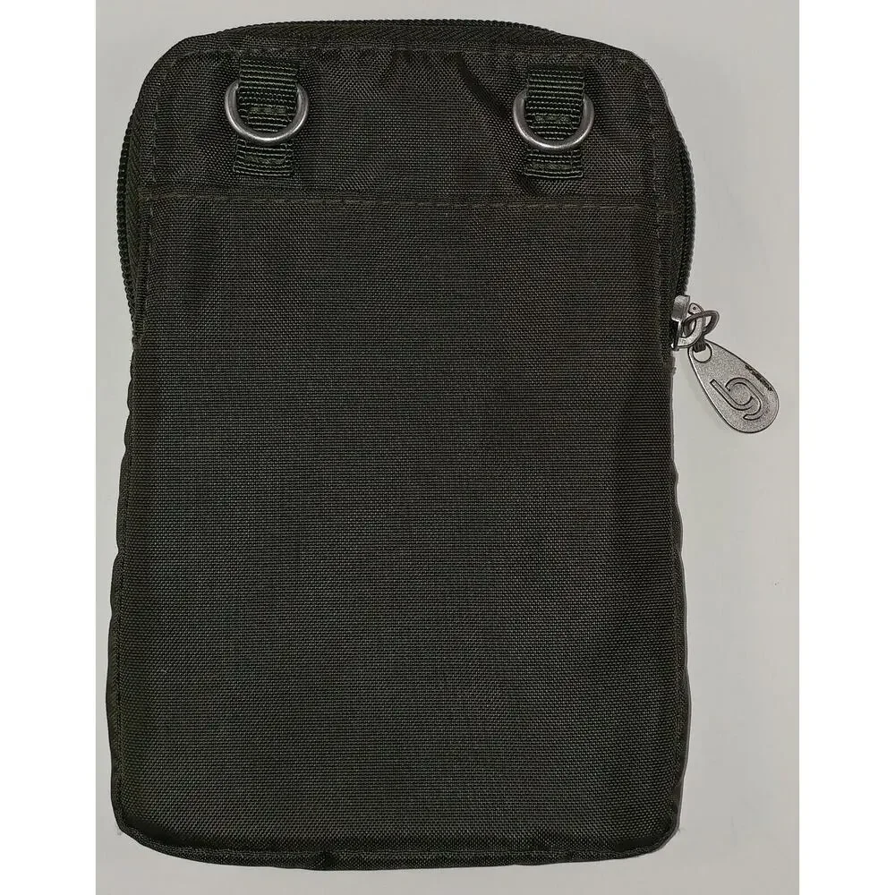 Baggallini Women's Dark Grey BG Wallet CROSSBODY Bag Water Resistant Purse